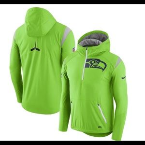 Seahawks Nike Sideline Rush Half-Zip Pullover 3X